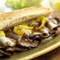 Dripping Roast Beef Sandwiches with Melted Provolone